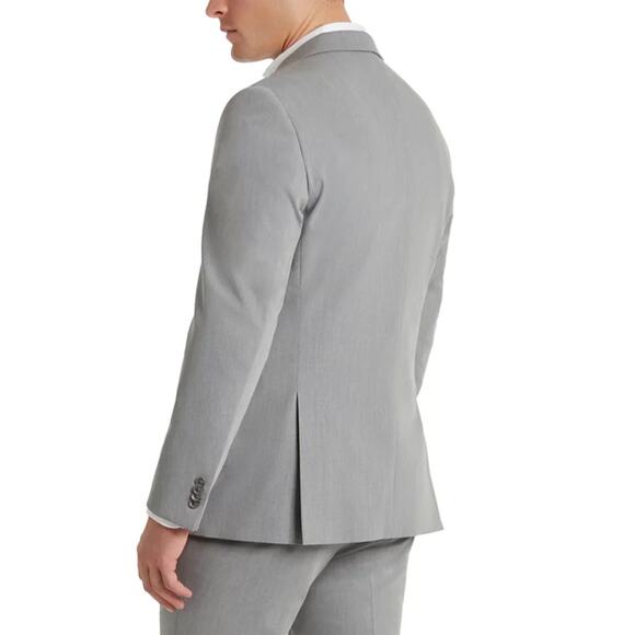 Kenneth Cole Reaction Men's Light Grey Techni-Cole Clooney Slim Blazer Size 38R - Picture 2 of 8